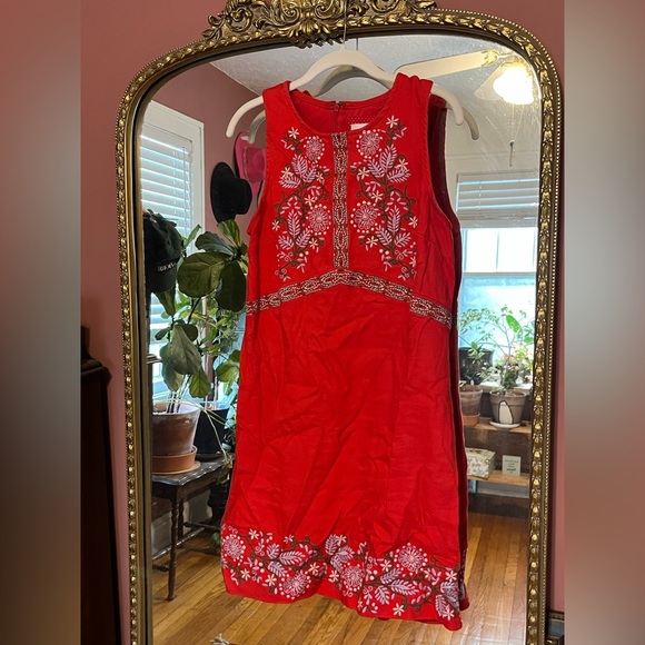 Anthropologie Aiko Embroidered Shift Dress - Picture 3 of 6